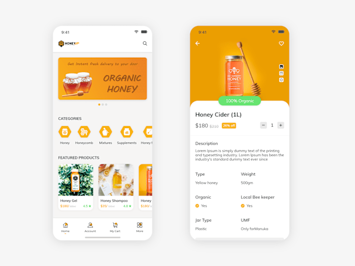 Cover image for HoneyUp E-Commerce App