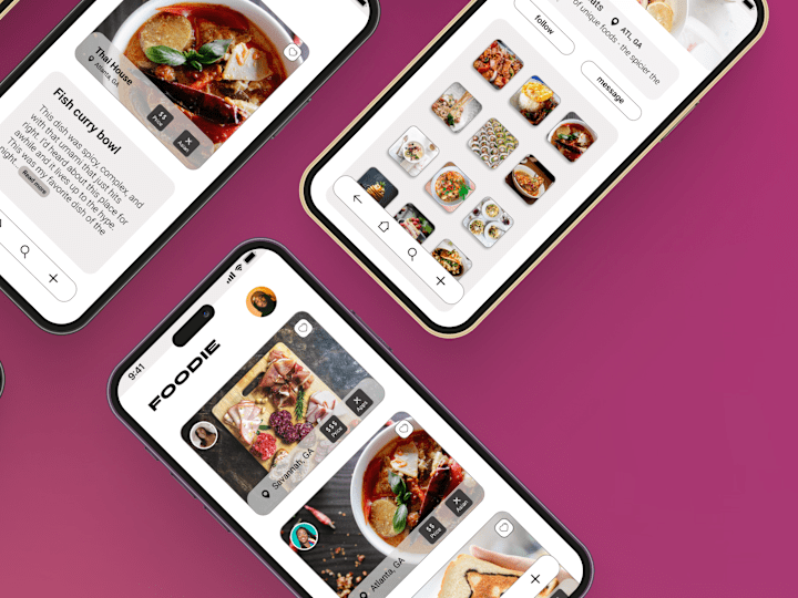 Cover image for Mock mobile food app