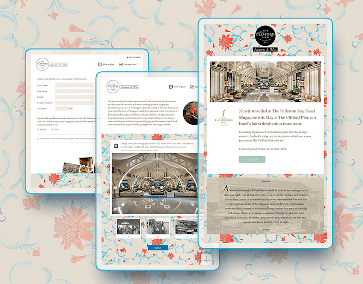 Cover image for Fullerton Bay Hotel - Answer & Win​​​​​​​ on Behance