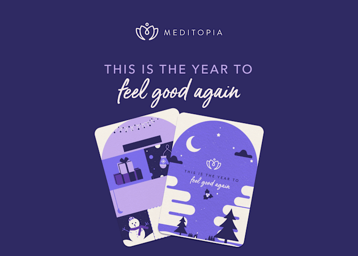 Cover image for New Year Gift Card Design - Meditopia