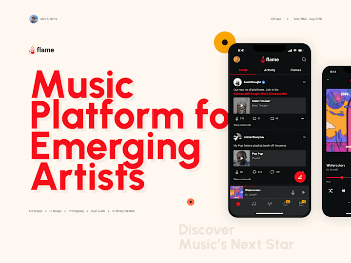 Cover image for Music Platform for Emerging Artists