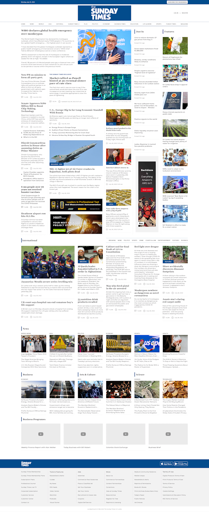 Cover image for News Website - Website redesign project. 