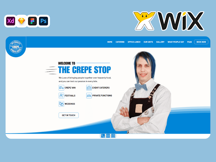 Cover image for Wix Landing Page Design From Scratch