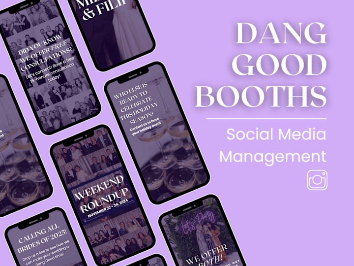 Cover image for Dang Good Booths | Social Media Management