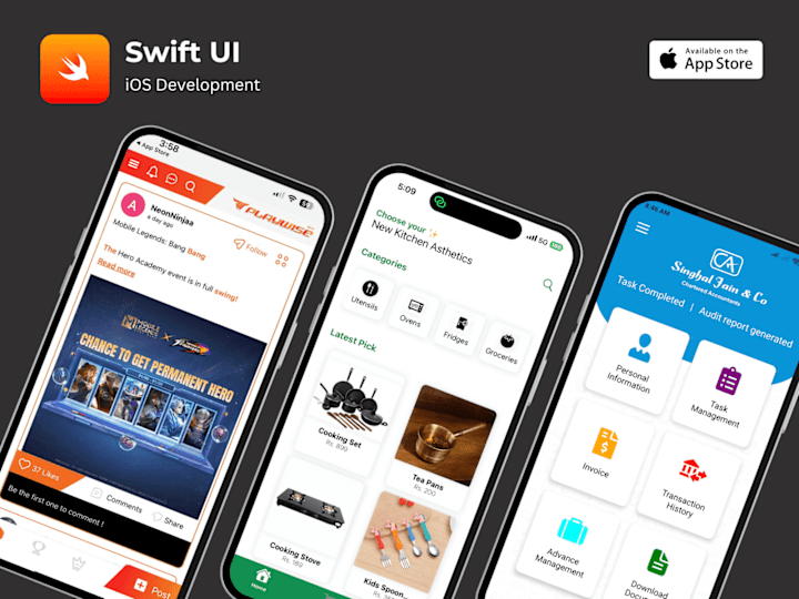 Cover image for iOS App Development ( Swift UI )