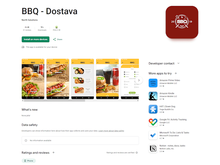 Cover image for BBQ Delivery - Mobile App