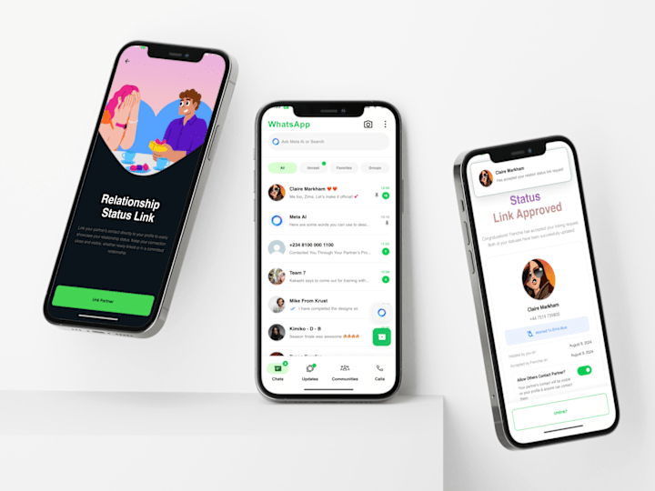 Cover image for Relationship Status for Whatsapp :: Behance