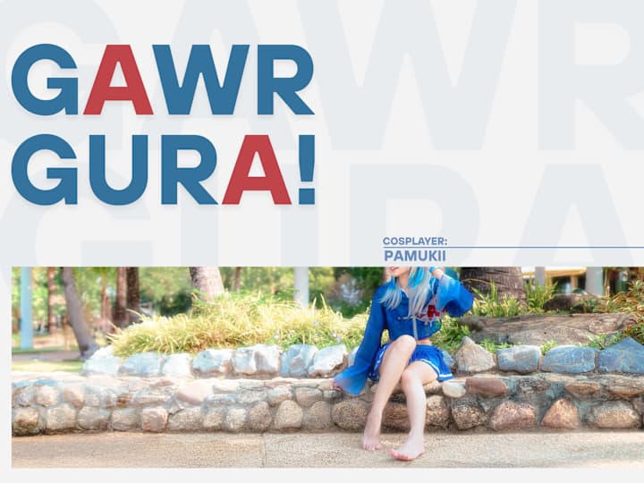 Cover image for Gawr Gura Cosplay Photobook – Emotional Layout Study