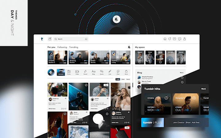 Cover image for this / tumblr by Akash Dalai on Dribbble