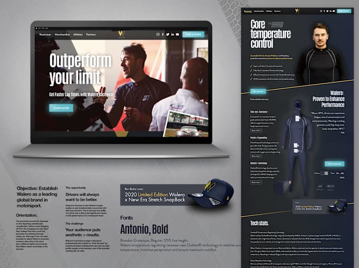 Cover image for Marketing website | Sports clothing