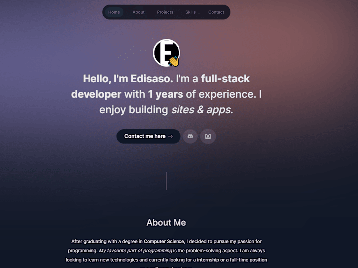 Cover image for Website portfolio