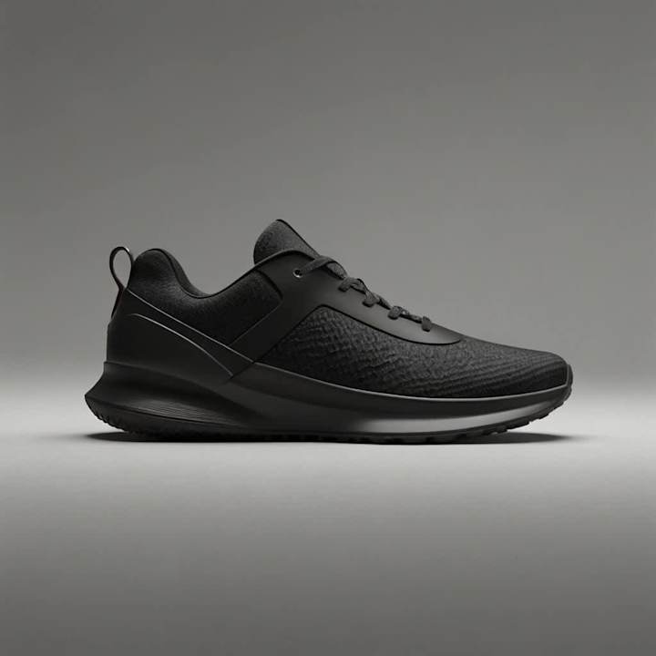 Cover image for Ultra Sleek Black Performance Trainer 3D Model