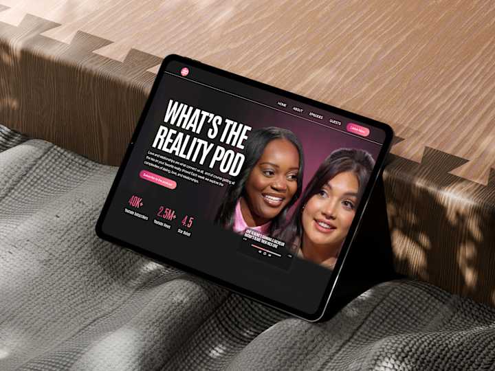 Cover image for Designing a Visually Bold Experience for a Podcast 