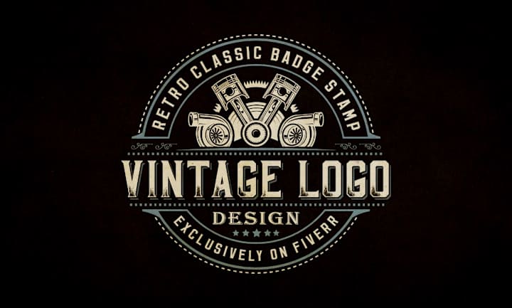 Cover image for I will design Vintage, Retro & Hipster Logo Design 