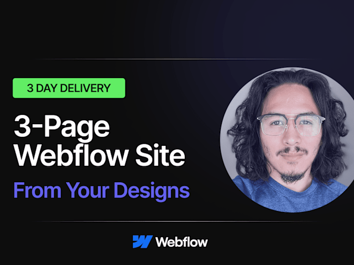 Cover image for Urgent 3-Page Webflow Development From Your Designs