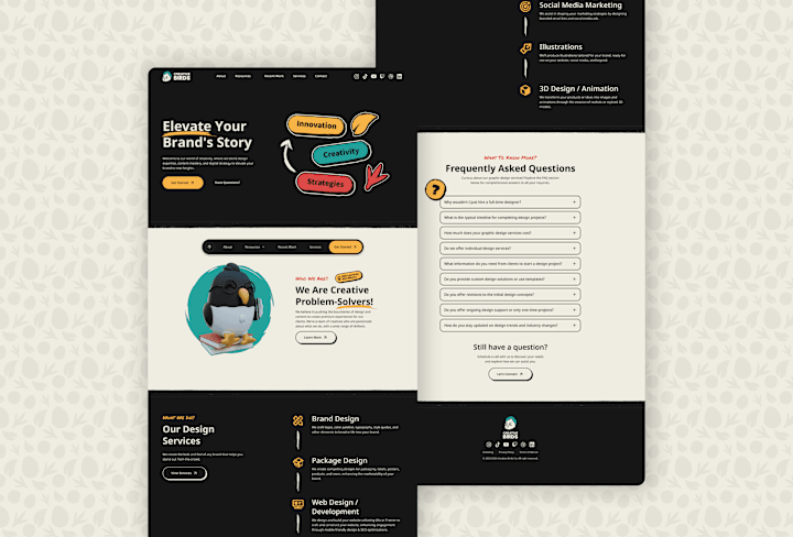 Cover image for Creative Birds Co (Branding + Framer development)