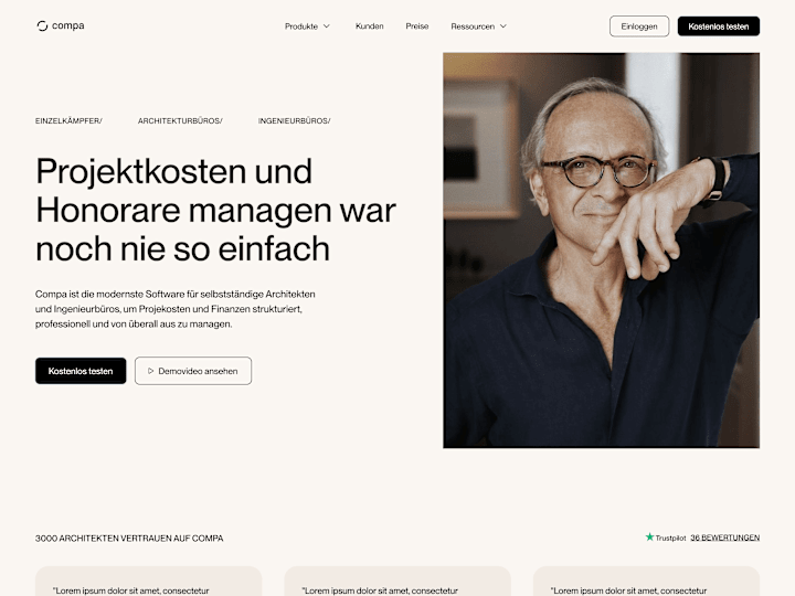 Cover image for Compa – B2B SaaS startup website