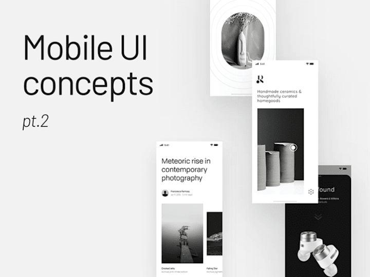 Cover image for Mobile UI 