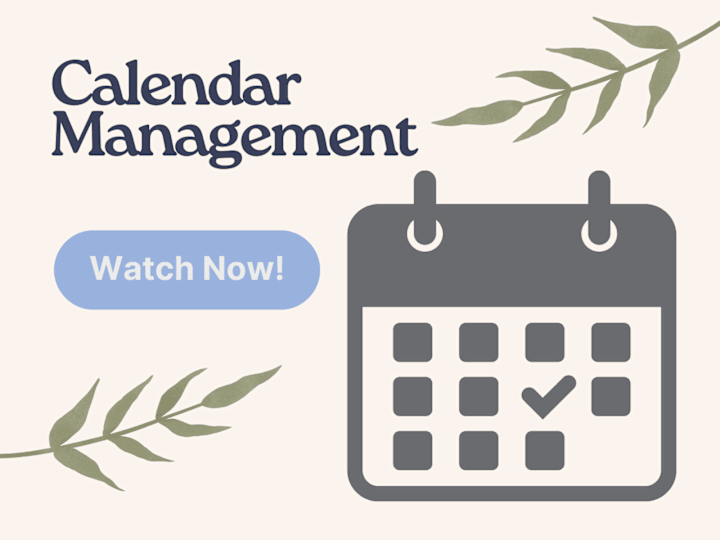 Cover image for Calendar Management