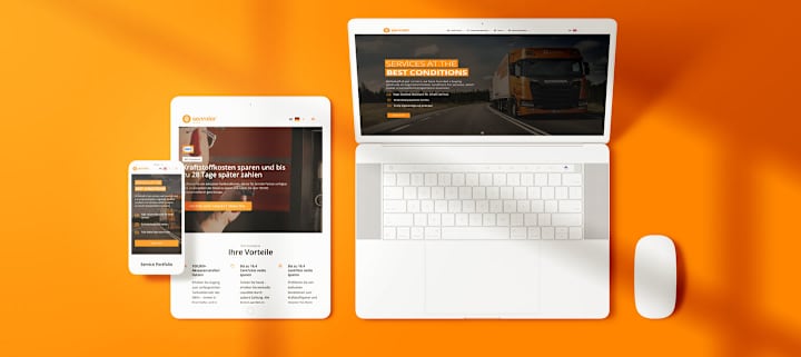 Cover image for sennder - Landing pages