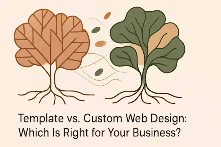 Cover image for Template vs. Custom Web Design: Which Is Right for Your Business?
