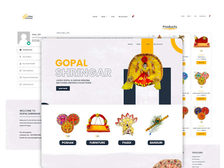 Cover image for Custom E-commerce WordPress Website Development