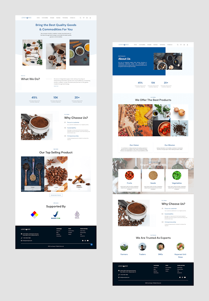 Cover image for Lexchange -  A Integrated Supply Chain Startup Website