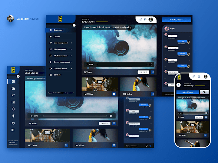 Cover image for Dashboard design (selected version)