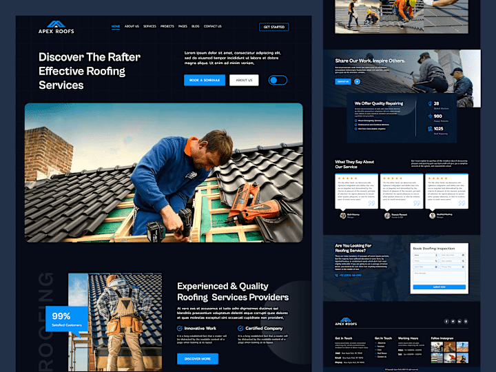 Cover image for Roofing Landing Page