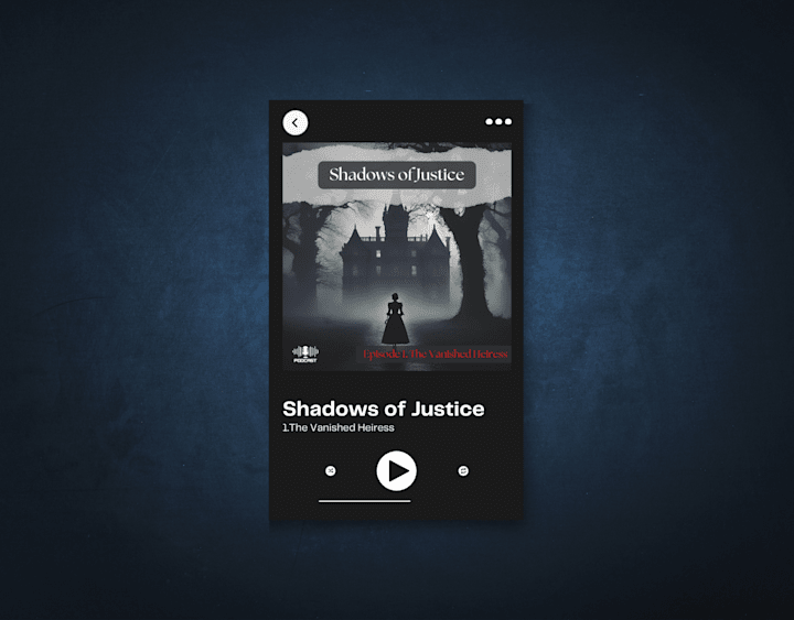 Cover image for Shadows of Justice Podcast Covers Design 2024