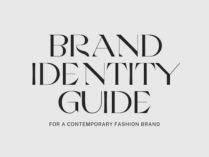 Cover image for Brand Identity for a Luxury Brand