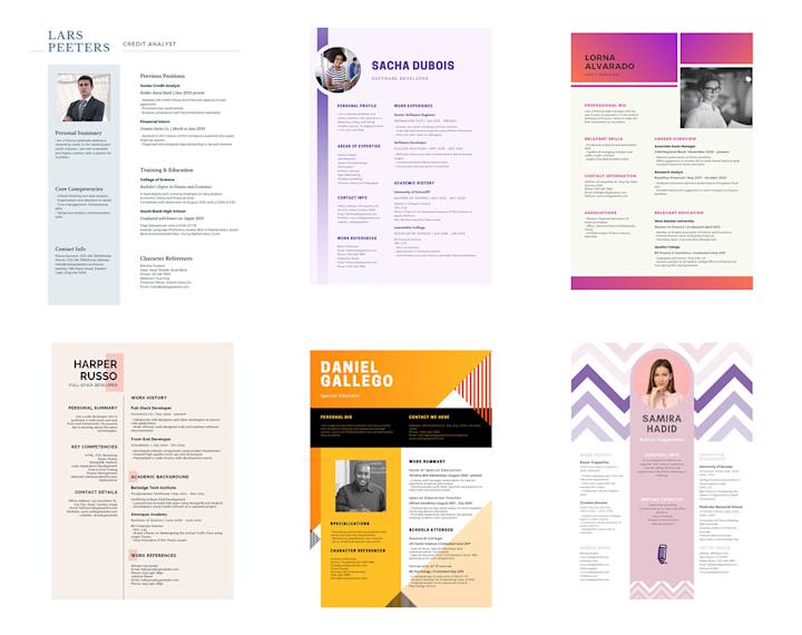 Cover image for Resume Designs Made in Canva 