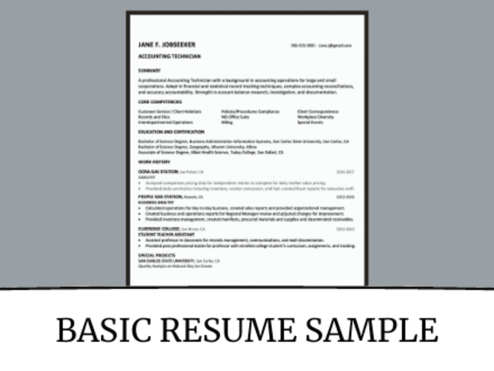 Cover image for Custom Resume Design  Basic