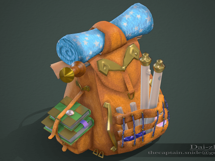 Cover image for Fantasy Satchel - 3D model by Dai-zha (@CaptainSnide)