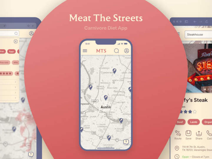 Cover image for Meat The Streets: Carnivore Diet App