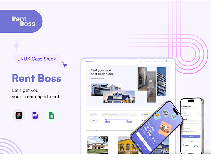 Cover image for RentBoss | Behance :: Behance