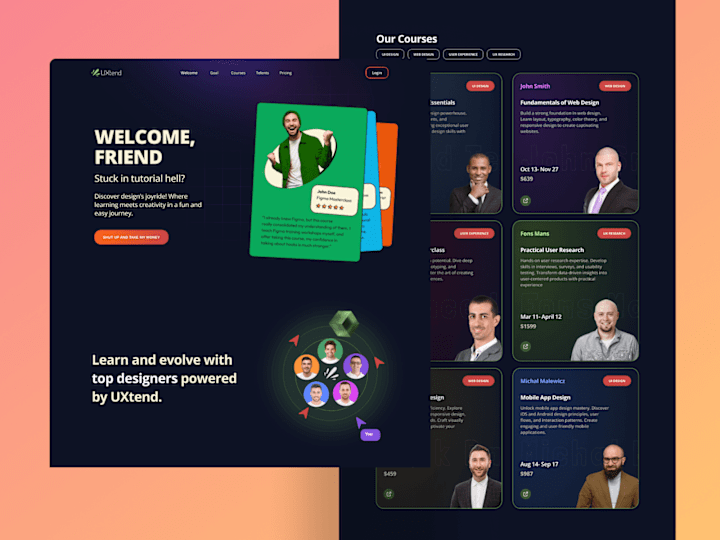 Cover image for Edtech Landing Page