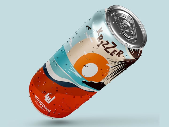 Cover image for WINGDING BEER- Packaging Design