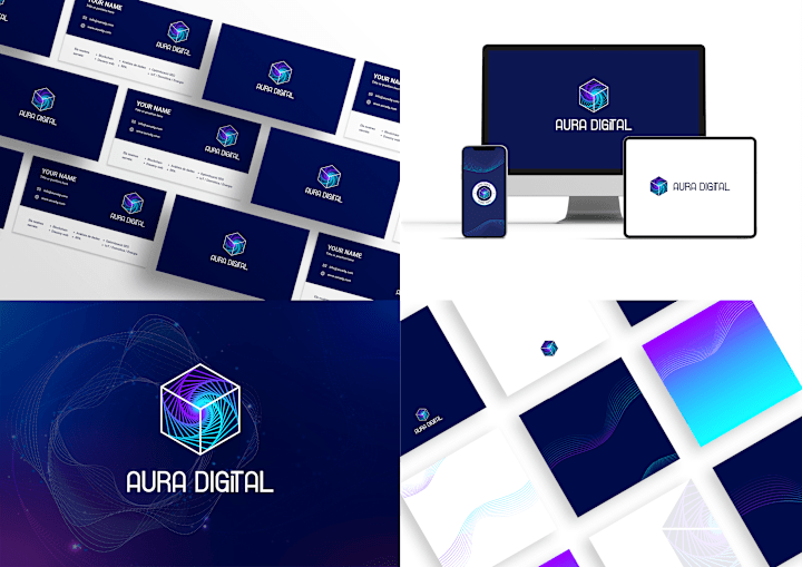 Cover image for Complete Branding for AURA DIGITAL