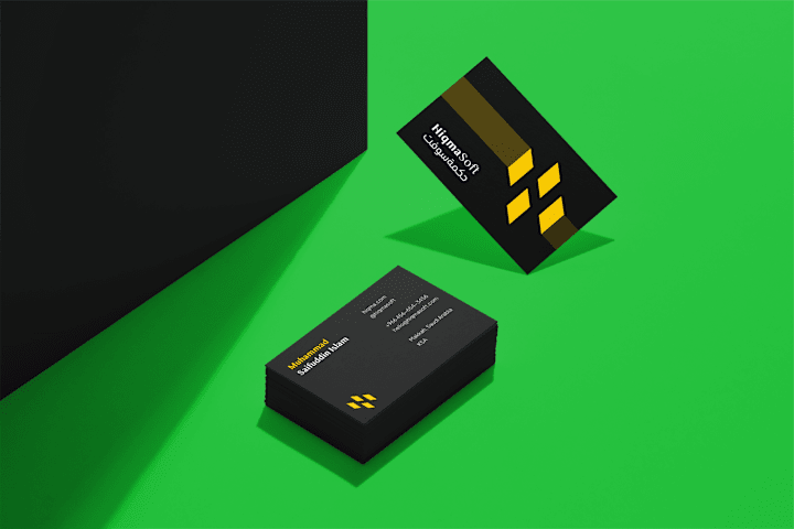 Cover image for HiqmaSoft | Branding on Behance
