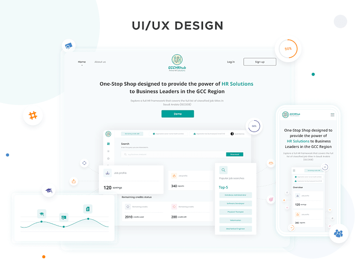 Cover image for UI/UX Design for a comprehensive HR platform HRHub :: Behance