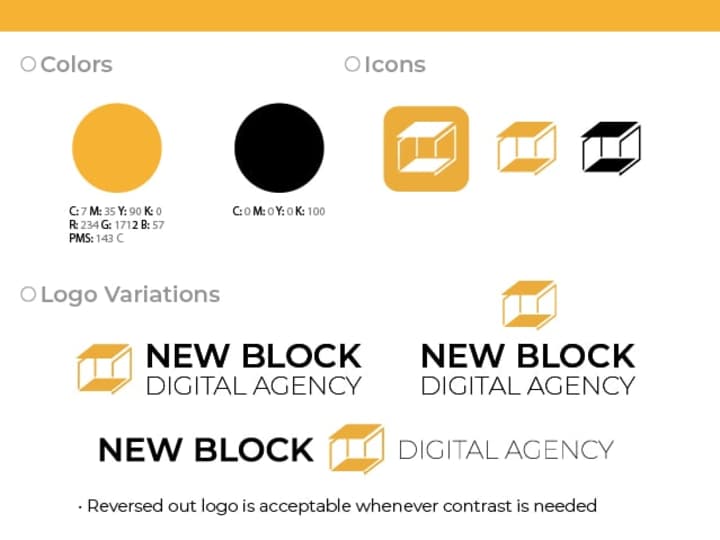 Cover image for Branding Design: New Block Digital Agency