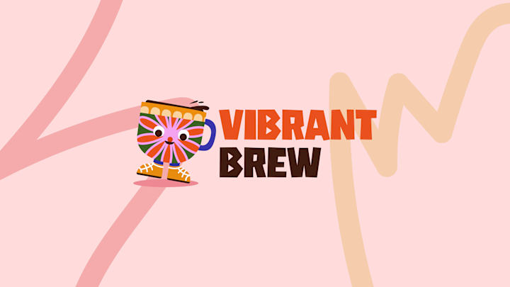 Cover image for Vibrant Brew Brand Identity Project