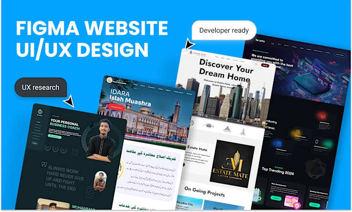 Cover image for Premium UI/UX Web Design  Services