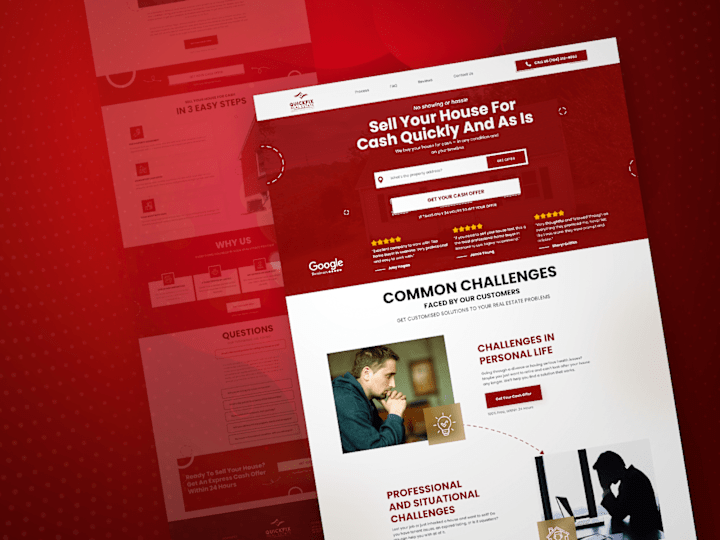 Cover image for QuickFix Real Estate UI Desing | Web Design