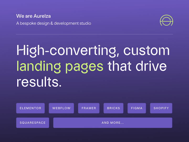 Cover image for High-Converting Landing Page