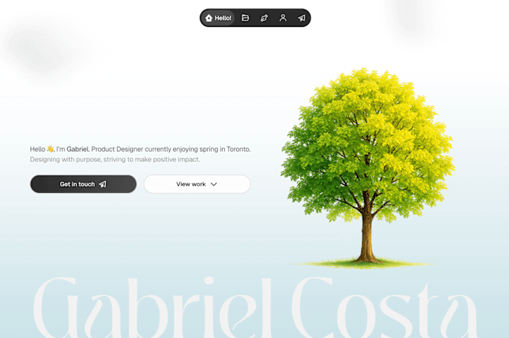 Cover image for Personal Portfolio Website – Sleek, Interactive & Minimal
