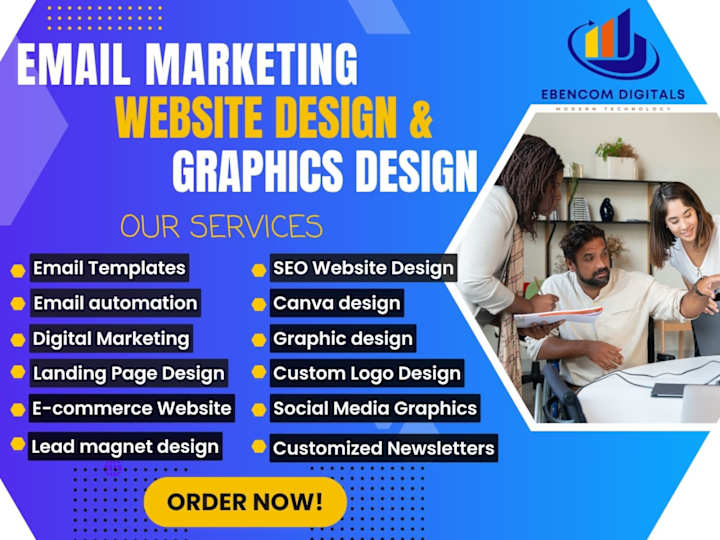 Cover image for Email Marketing, Website & Graphic Designs