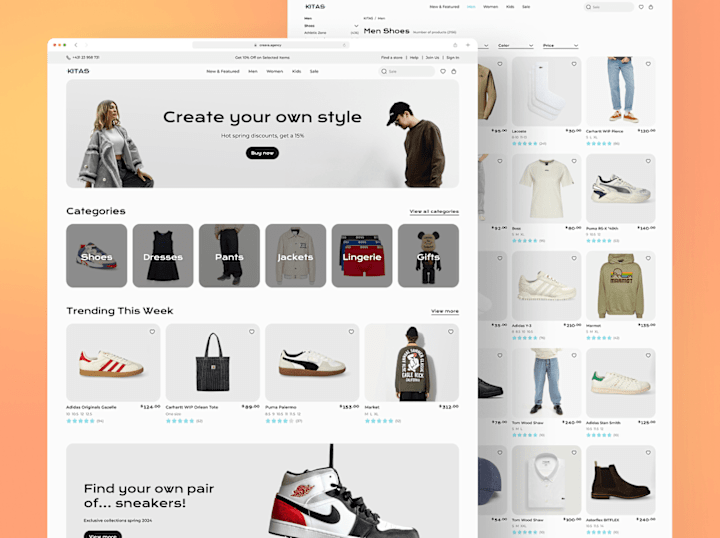 Cover image for eCommerce clothes shop 