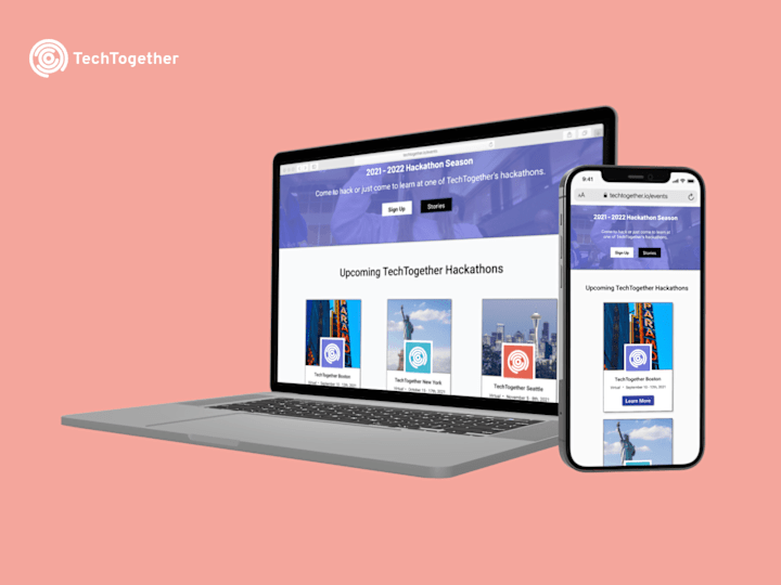 Cover image for Redesign of TechTogether Event Page 
